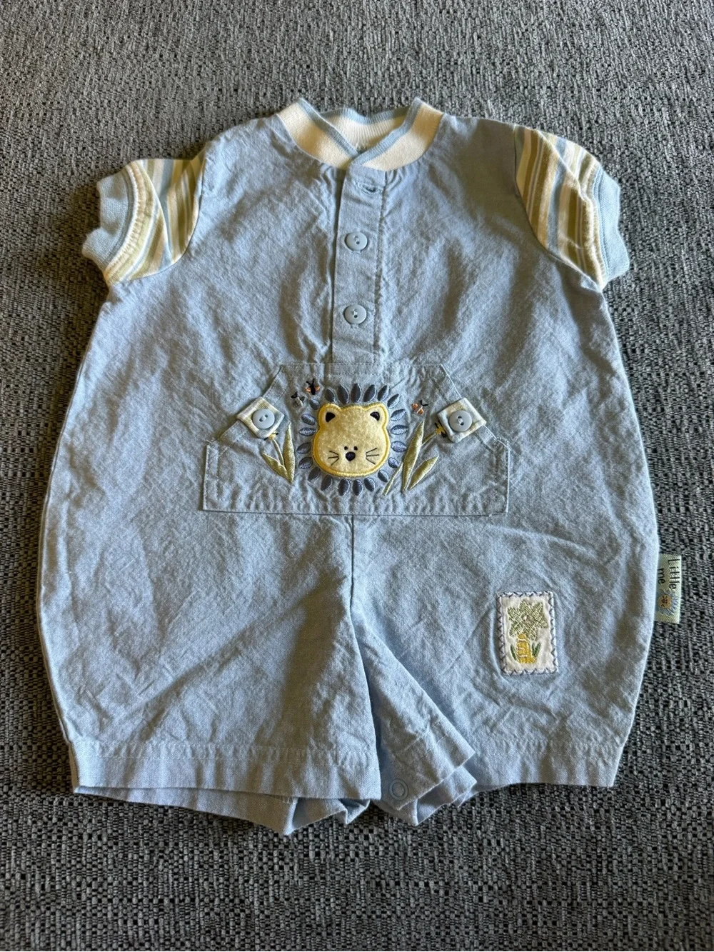 baby boy vintage embroidered one pieces bundle, footie pjs, overalls, rompers